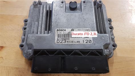 Immobilizer Disable The Engine Control Unit Bosch EDC16 Fiat Ducato 2 3L