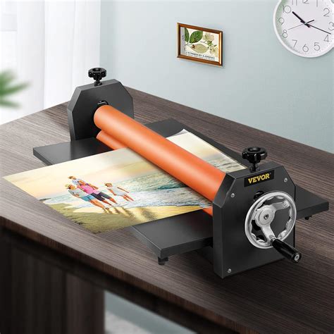 VEVOR 25 5 650MM Manual Cold Roll Laminator Vinyl Photo Film Mounting