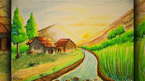 Landscape Color Drawing at GetDrawings | Free download