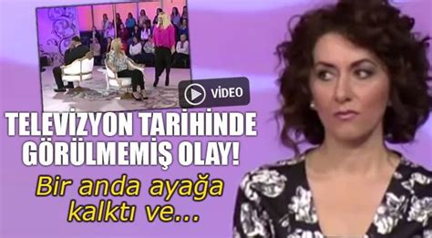 Televizyon tarihinde görülmemiş olay Bir anda kalkıp Türkiye Gazetesi