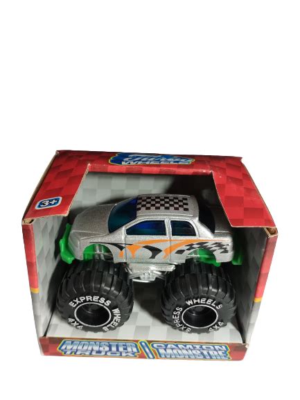 Turbo Wheels Monster Truck - Grey Die Cast Metal Car – FAMOUS DESIGNER ...