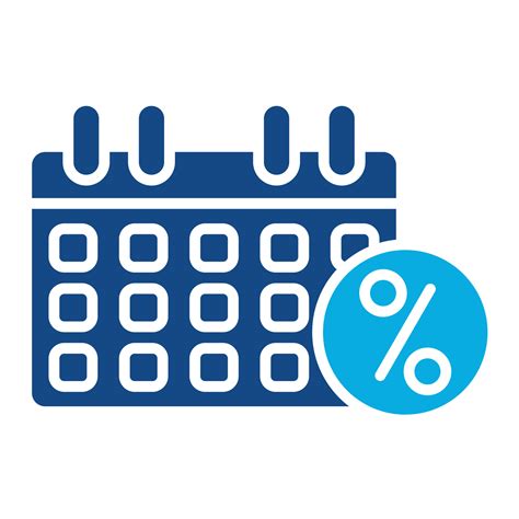 Annual Percentage Rate Glyph Two Color Icon Vector Art At Vecteezy