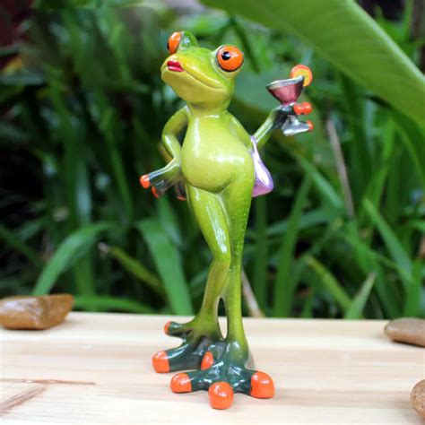 Resin Miniature Frogs Figurines Ornament Simulation Frog