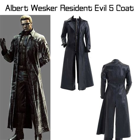 Resident Evil 5 Albert Wesker Coat With Vest