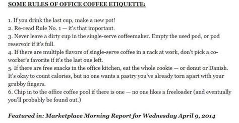 Office Coffee Maker Etiquette / The Digital Nomad's Guide to Coffee ...