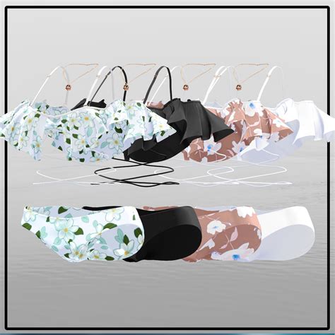 Animation 9アバター対応 Overay Bikini VRChat想定 Overay BOOTH