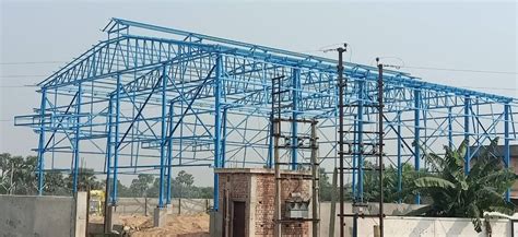 Ms Steel Fabricated Shed Fabrication Services In India For Industrial