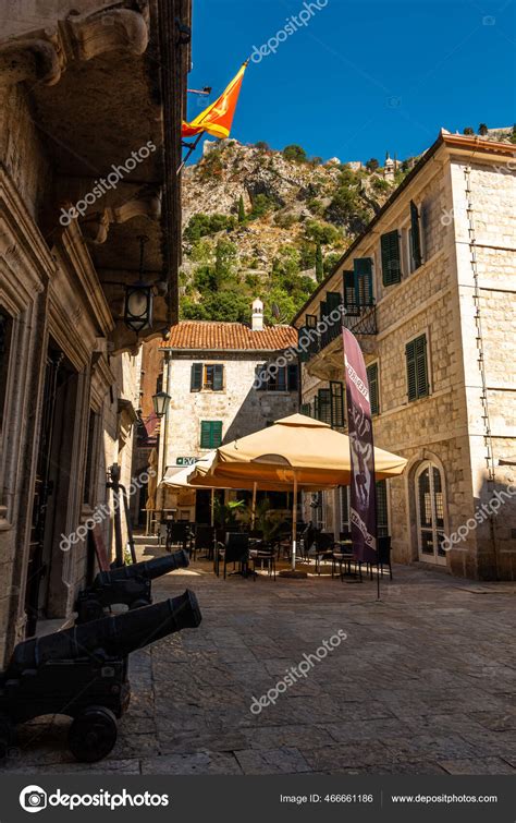 Beautiful Streets Montenegro Urban Background Stock Editorial Photo