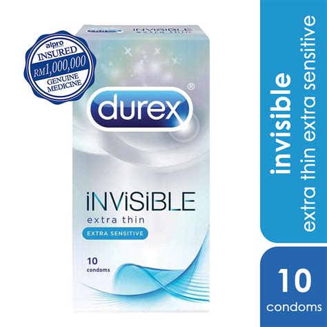 Durex Invisible Extra Thin Extra Sensitive S Alpro Pharmacy