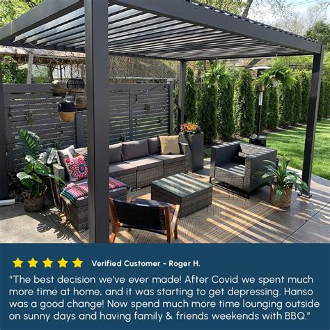 Hansø Aluminum Pergola Kit | Aluminum pergola, Pergola kits, Pergola