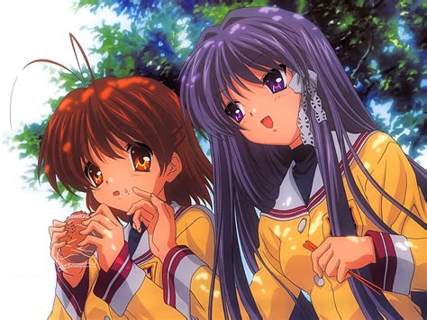 Personajes De Clannad Clannad Furukawa Nagisa Fujibayashi Kyou