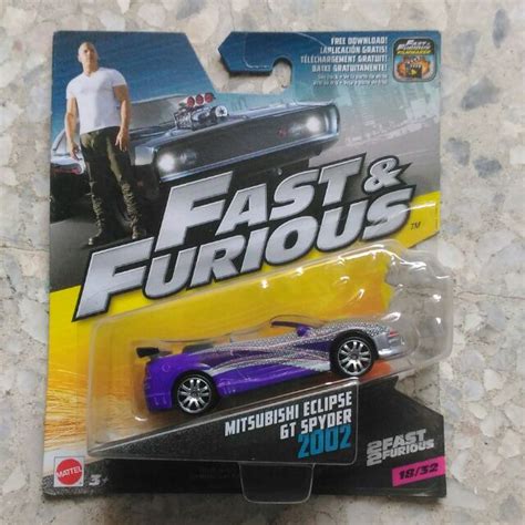 Hotwheels Mattel Fast Furious Mitsubishi Eclipse Spyder Shopee Malaysia