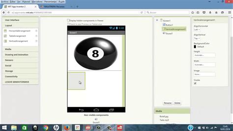 APP INVENTOR Bola Mágica curso App Inventor 2 tutorial español android