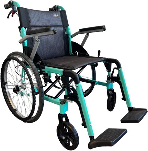 Vital Lite Lightweight Wheelchair Premium Folding Wheelchair By Vital