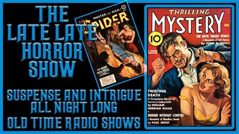 Suspense Mystery And Intrigue Old Time Radio Shows All Night Long YouTube