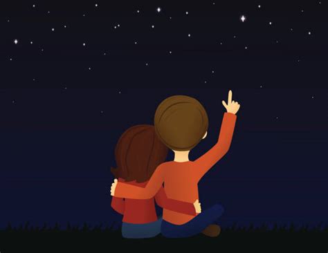 Best Stargazing Couple Illustrations, Royalty-Free Vector Graphics & Clip Art - iStock