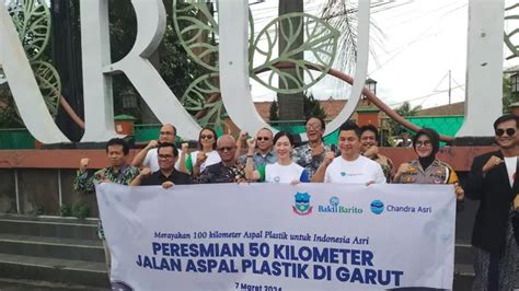 Aspal Plastik Bikin Km Jalan Di Perkotaan Garut Lebih Mulus