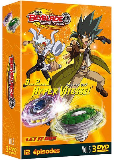 Dvdfr Beyblade Metal Fusion 321 Hyper Vitesse Coffret N° 3 3 Dvd Pack Dvd