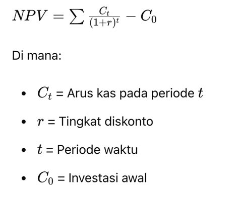 Internal Rate Of Return Irr Rumus Dan Cara Hitung Irr