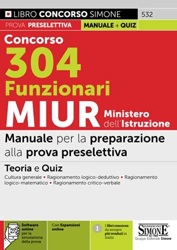 I Migliori Libri Per Il Concorso Funzionari Miur Trelibri