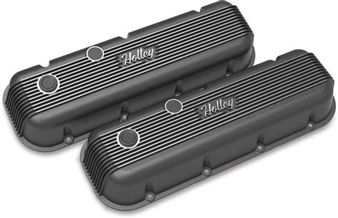 Amazon Holley 241 302 BBC Vintage Series Finned Valve Covers