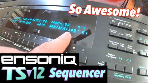 How To Use The Sequencer Ensoniq TS 10 And TS 12 YouTube