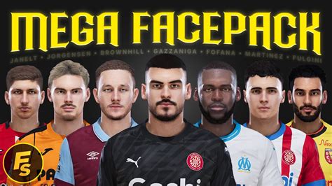 Mega Facepack Pes Fl Youtube