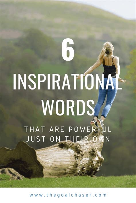 Inspirational Words: A list of short inspirational words for ...