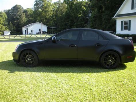 Buy used 2008 Matte Black Cadillac CTS *NO RESERVE* 'All Black with ...