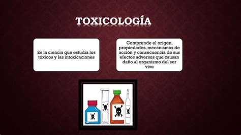 Generalidades De La Toxicología Ppt