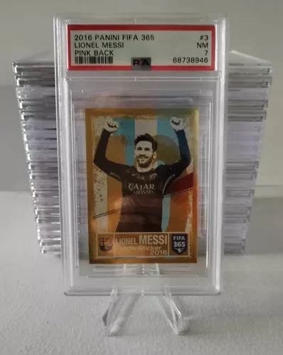 Panini Lionel Messi Certificada Psa 7 Golden Sticker Cuotas Sin Interés