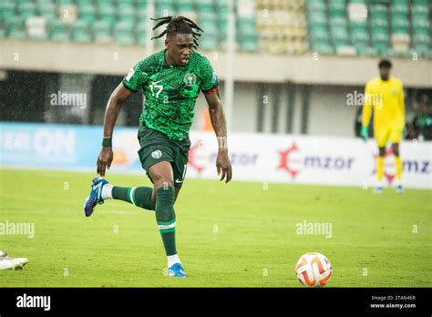 UYO NIGERIA NOVEMBER 16 Ughelumba Calvin Chinedu Of Nigeria During