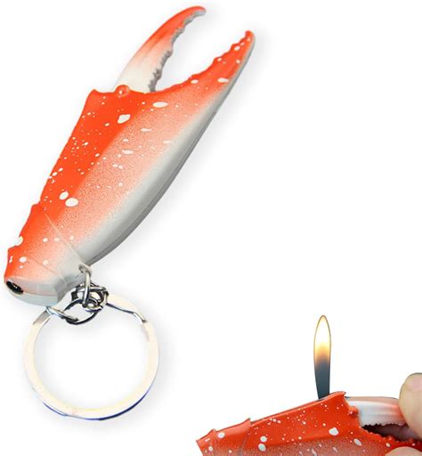 Creative Crab Claw Lighter Keychain Lighter Cool And Fun