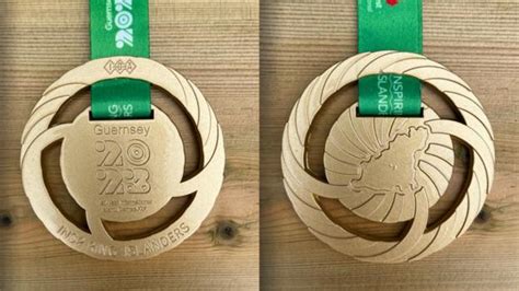 2023 Island Games Medals For Event In Guernsey Are Unveiled Bbc Sport