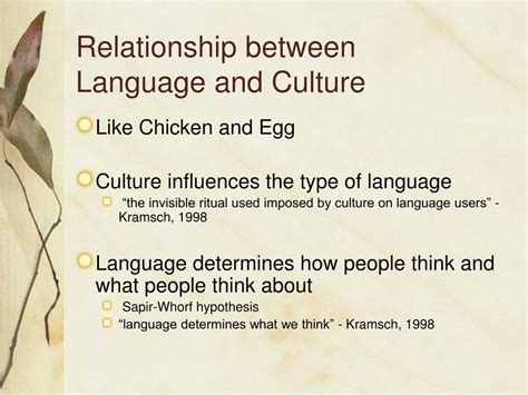 PPT - Language and Culture PowerPoint Presentation, free download - ID ...