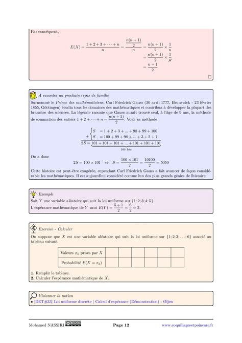 Cours Probabilités conditionnelles et loi uniforme discrète Terminale