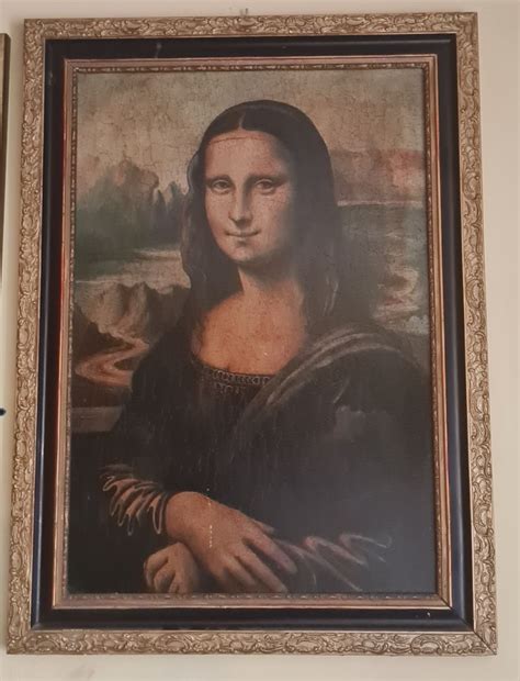 Mona Lisa Obraz Reprodukcja Antyk D R Dmie Cie Olx Pl