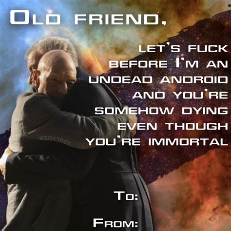 Fuck your friends before it’s too late : r/Picard
