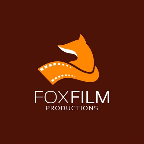 creative unique Fox film logo design 4967192 Vector Art at Vecteezy