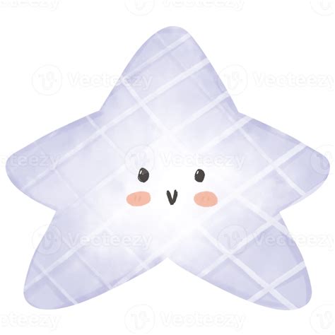 Aquarela Estrela Fofa 13519617 PNG