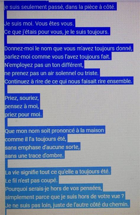 Texte De L Autre C T Du Chemin Exemple De Texte