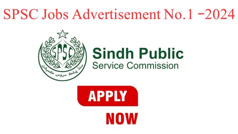 SPSC Jobs Advertisement No 1 2024 Online Apply