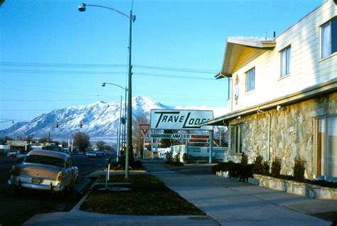 Vintage Toy Or Ogden Utah Kodachrome Slide 1960s Street Scene Street