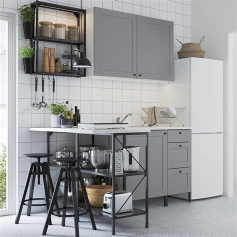 Enhet Corner Kitchen Anthracitegrey Frame Ikea Eesti