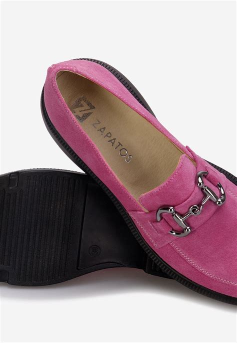 Mocasini Dama Piele Duquesa Fucsia Zapatos