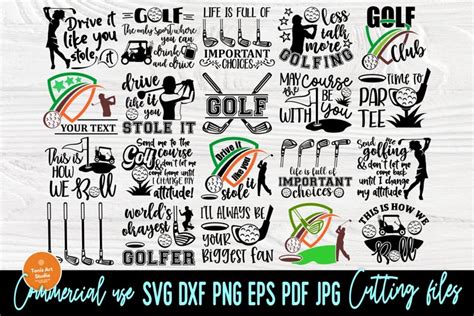 Golf SVG Bundle Golfing Svg Golfer Svg Quotes 1316729