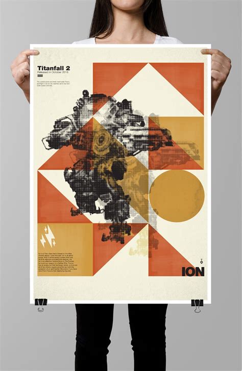 Titanfall 2 Ion Fan Art Poster Titan Post Modern Etsy