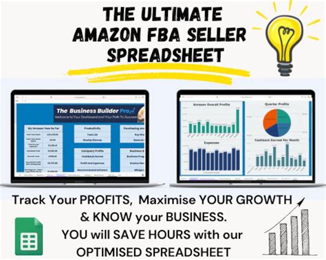 The Ultimate Amazon Fba Seller Reseller Spreadsheet Uk Pounds Version Track Profits Expenses