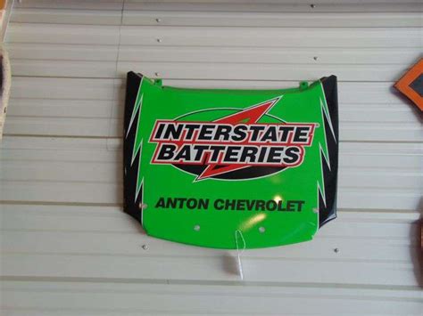 Interstate Batteries Anton Chevrolet Metal Sign 23 X 28 Ziemer Hilbrands Auctions