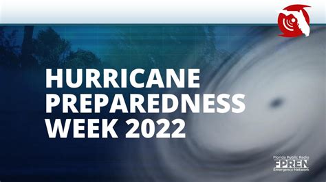 Hurricane Preparedness Week 2022 Florida Storms